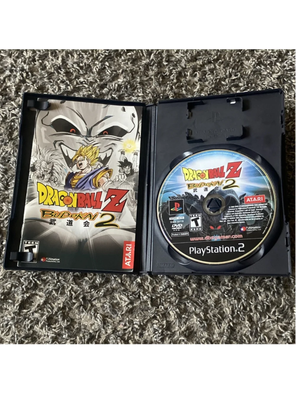 Dragon Ball Z Budokai 2 Sony PlayStation 2 PS2 Complete W Manual CIB Black Label